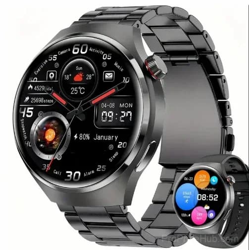 Watch4 Pro Steel Band Smartwatch with 24-Hour Health Check - View 19