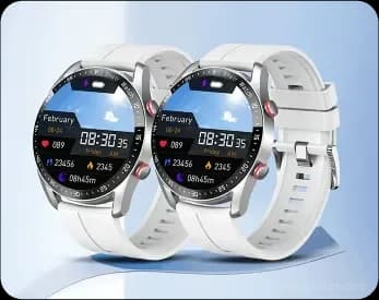 Health Monitoring Sports Smartwatch with Black Rubber Strap - View 15