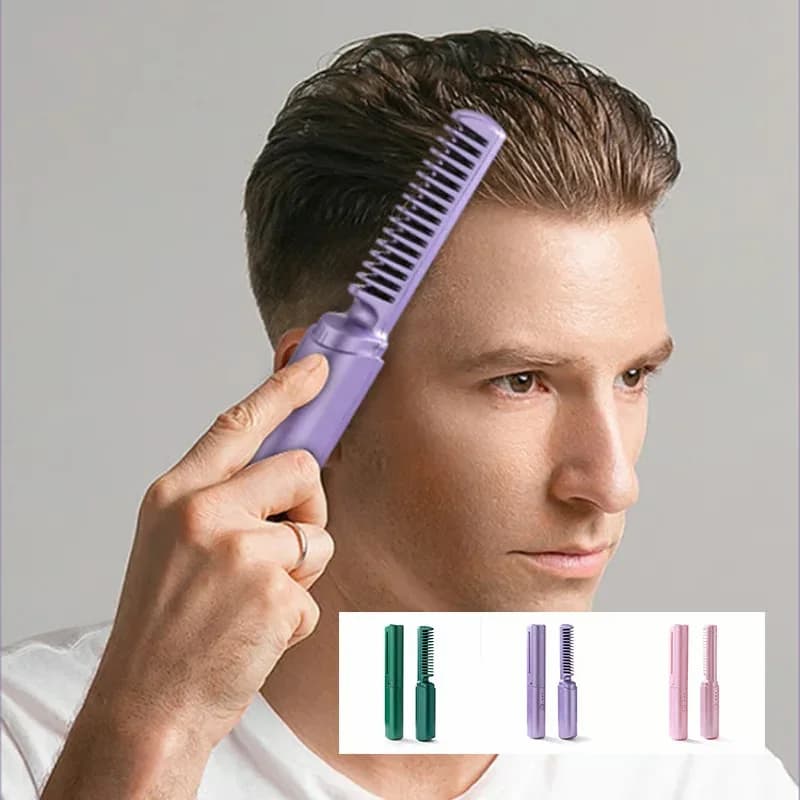 Purple Hairdressing Comb for Styling and Cutting - View 11