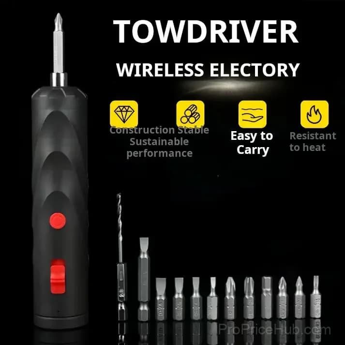 Cordless Electric Screwdriver Hand Tool, 1-Pack - Main