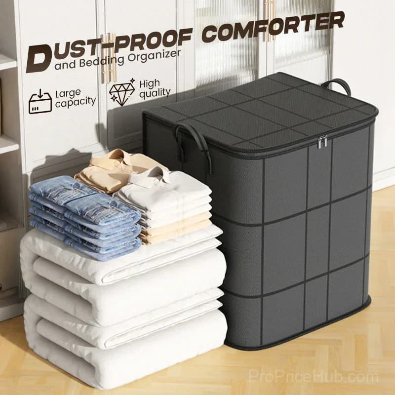 Dust Cover Duvet and Bedding Storage Bag – Large Capacity, Non-Woven Fabric, Foldable - Main