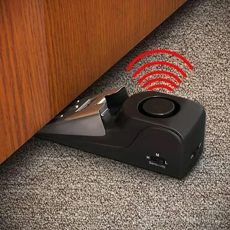 Doorstop Alarm with 120dB Siren - Home Security Wedge - Main