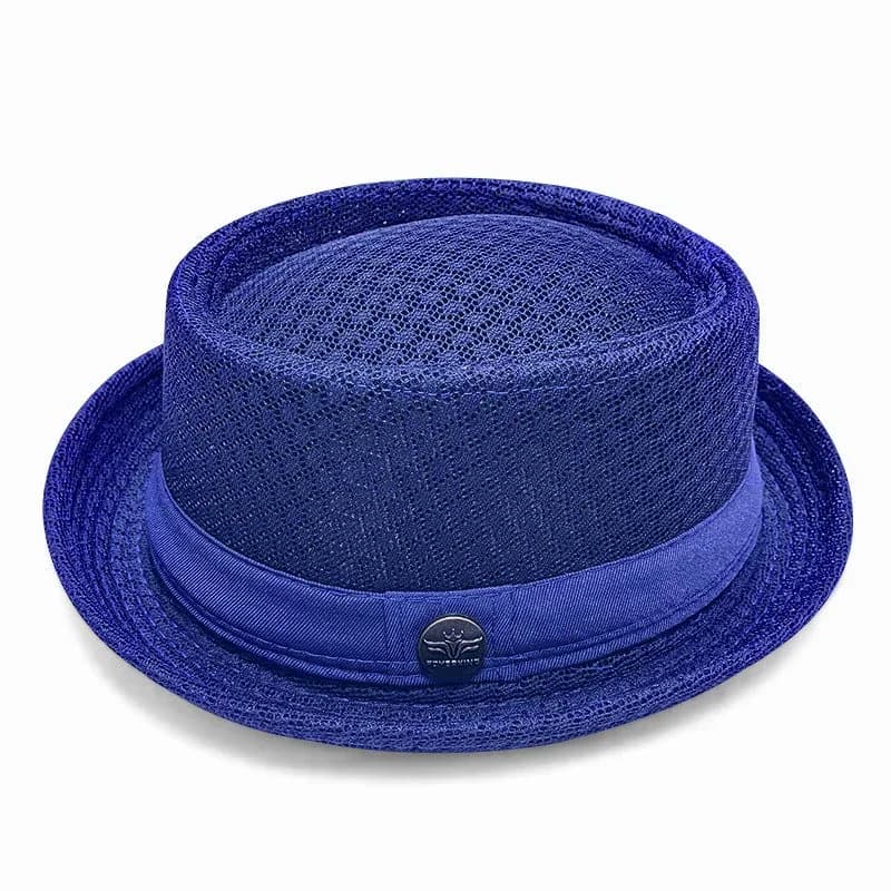 Summer Breathable Mesh Pork Pie Hat - View 9