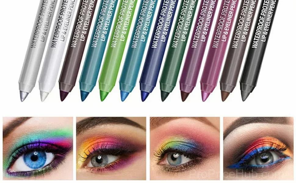 Long-Lasting Waterproof Eyeliner Pencil, Shade 01 - View 17