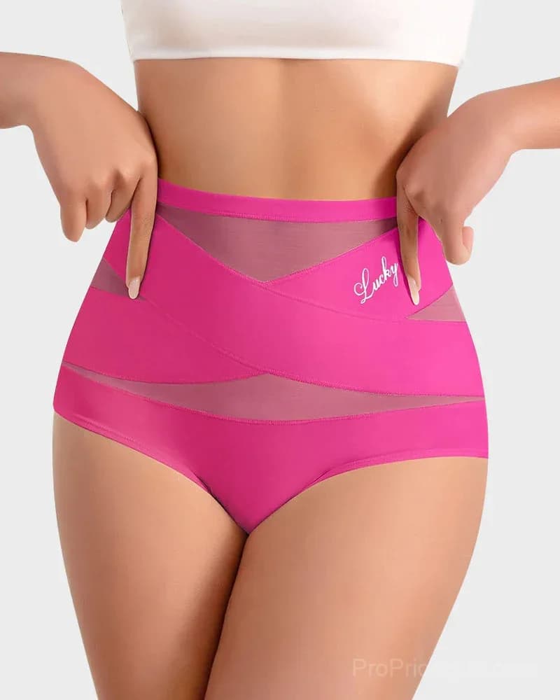 High-Waist Tummy Control Seamless Shaping Panties - View 9