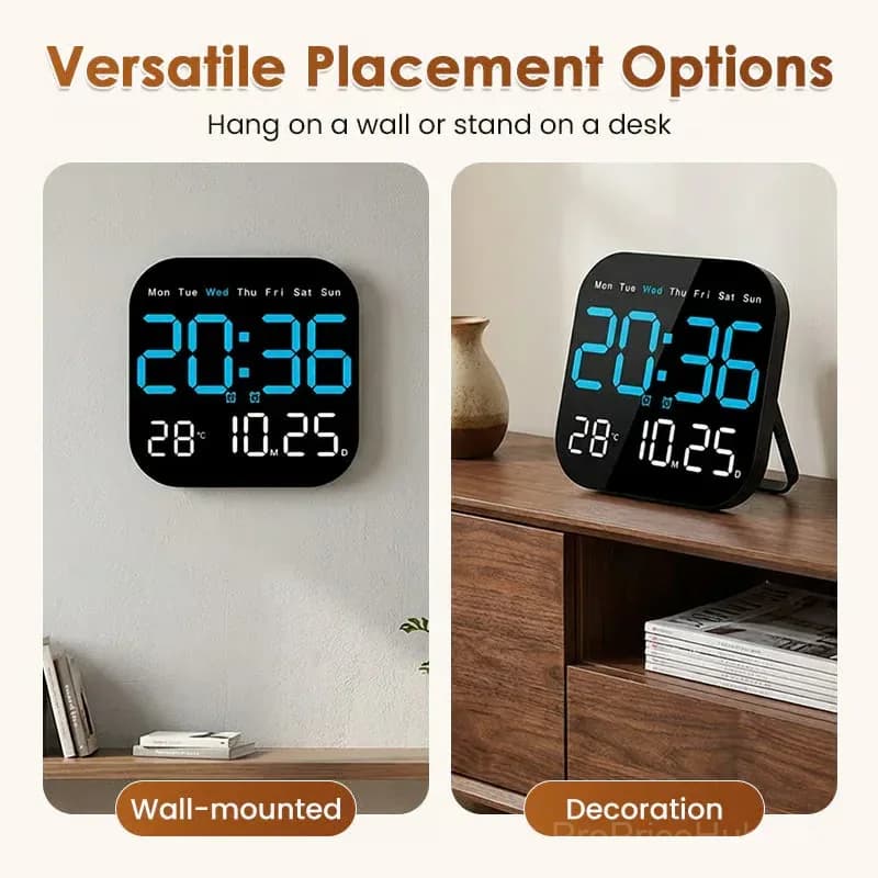 Multifunctional Digital Alarm Clock for Home & Office - View 5