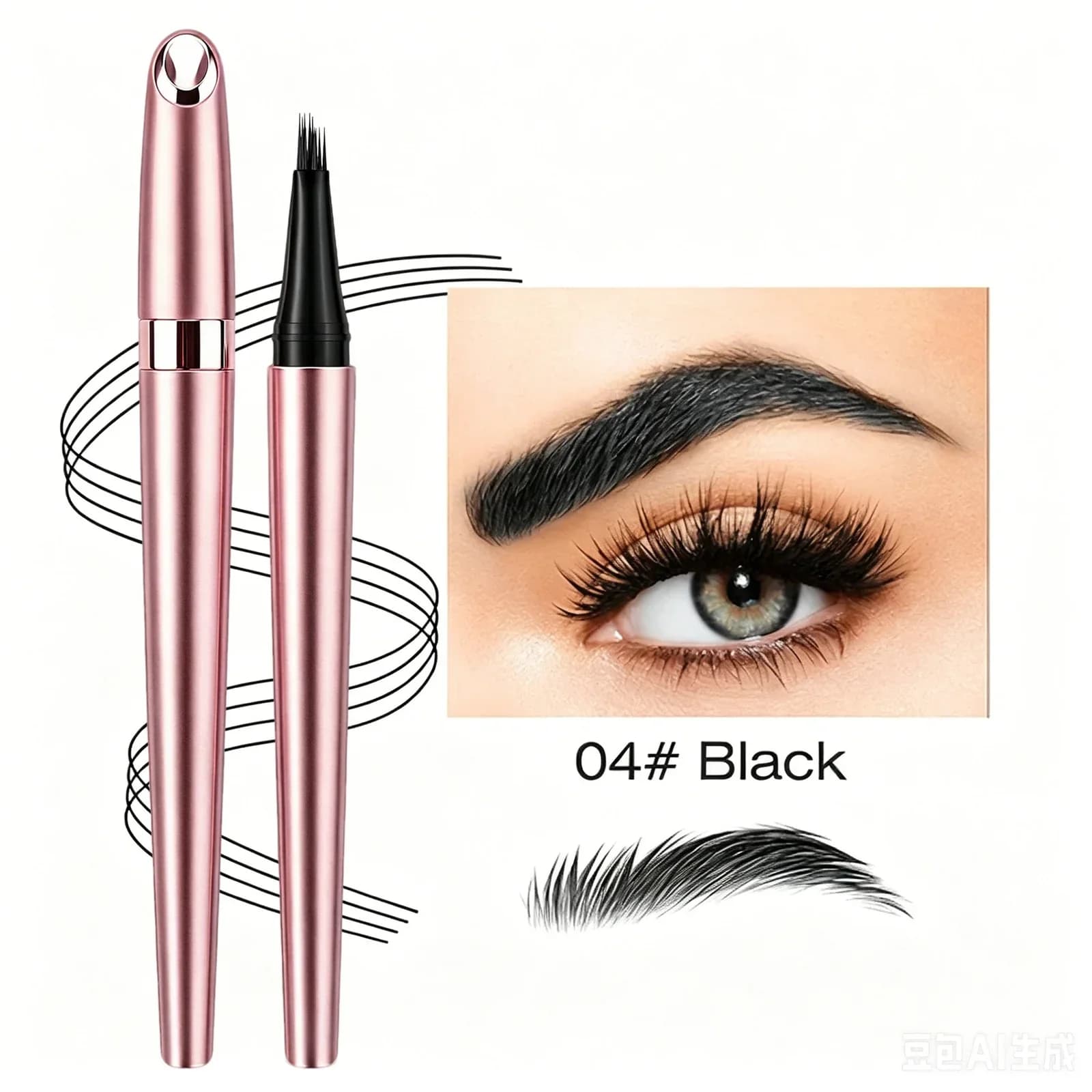 Long Lasting Waterproof Micro Fork Brow Pen - View 12