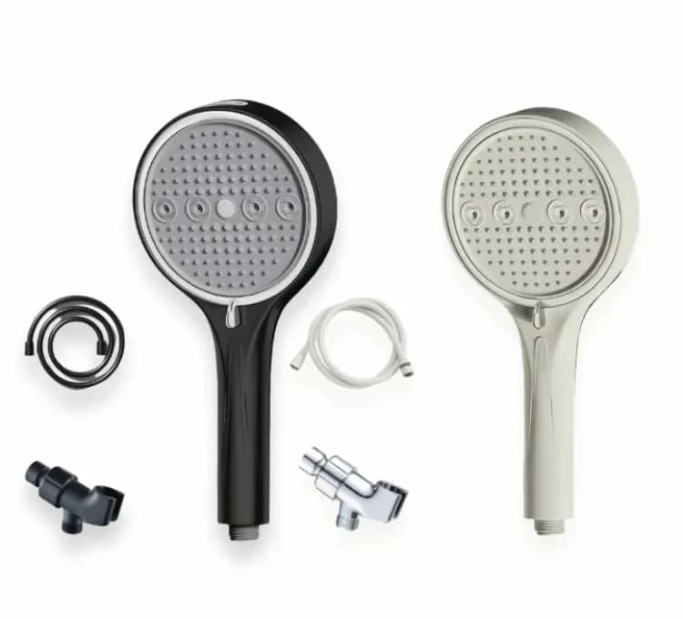 White High-Pressure Handheld Shower Spray Set - View 5