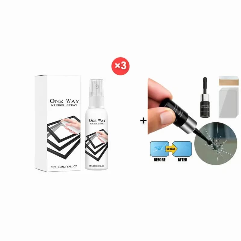 Reflective One-Way Mirror Privacy Window Spray, 1 Bottle - View 22