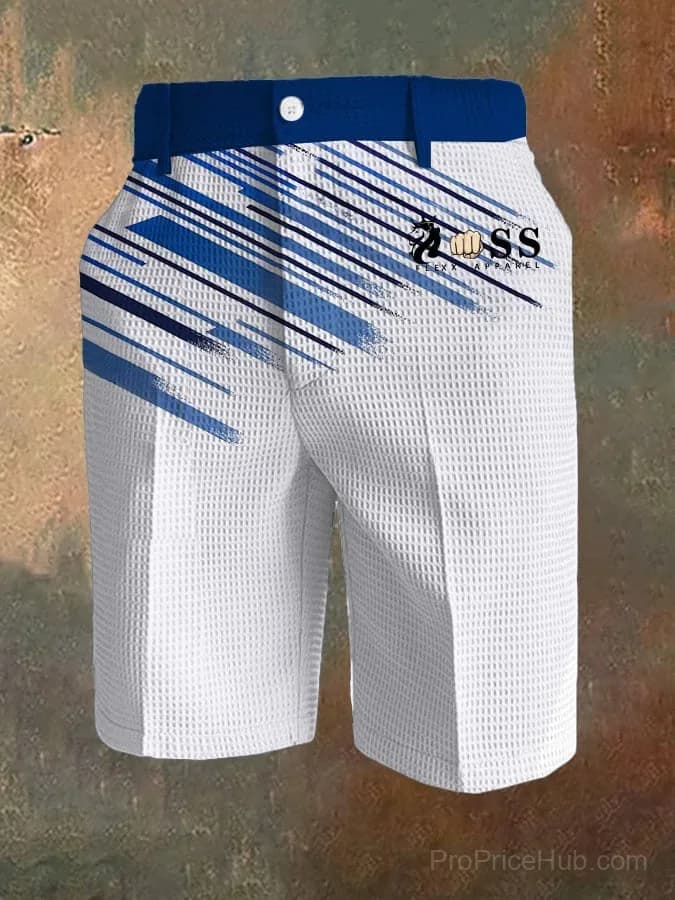 Men's Waffle Knit Zip Pants, Solid Color - Main