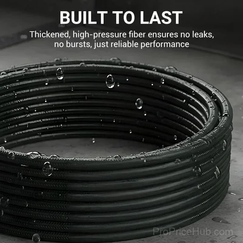 Triple-Layer Burst-Proof PVC & Stainless Steel Heavy-Duty Water Hose - View 5