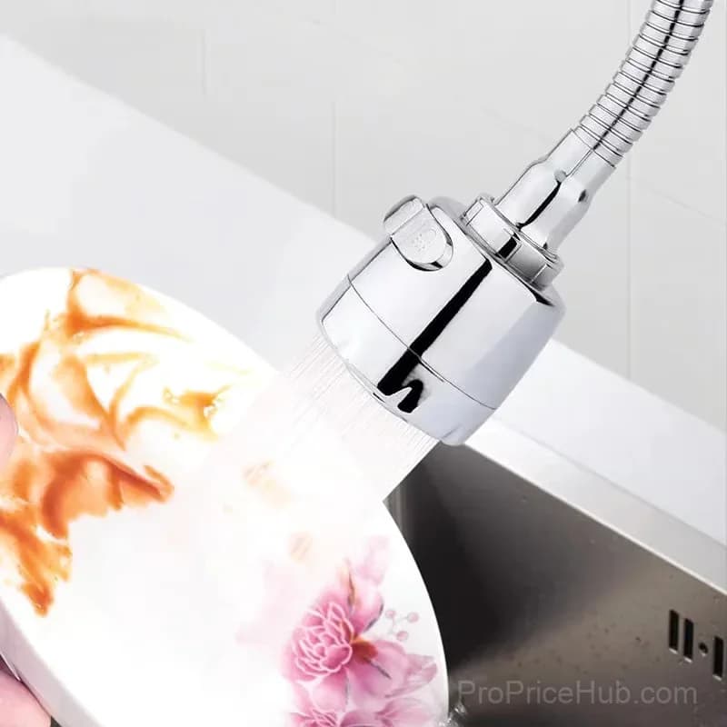 Kitchen Faucet with 360° Swivel Handheld Pressure Sprayer - View 5