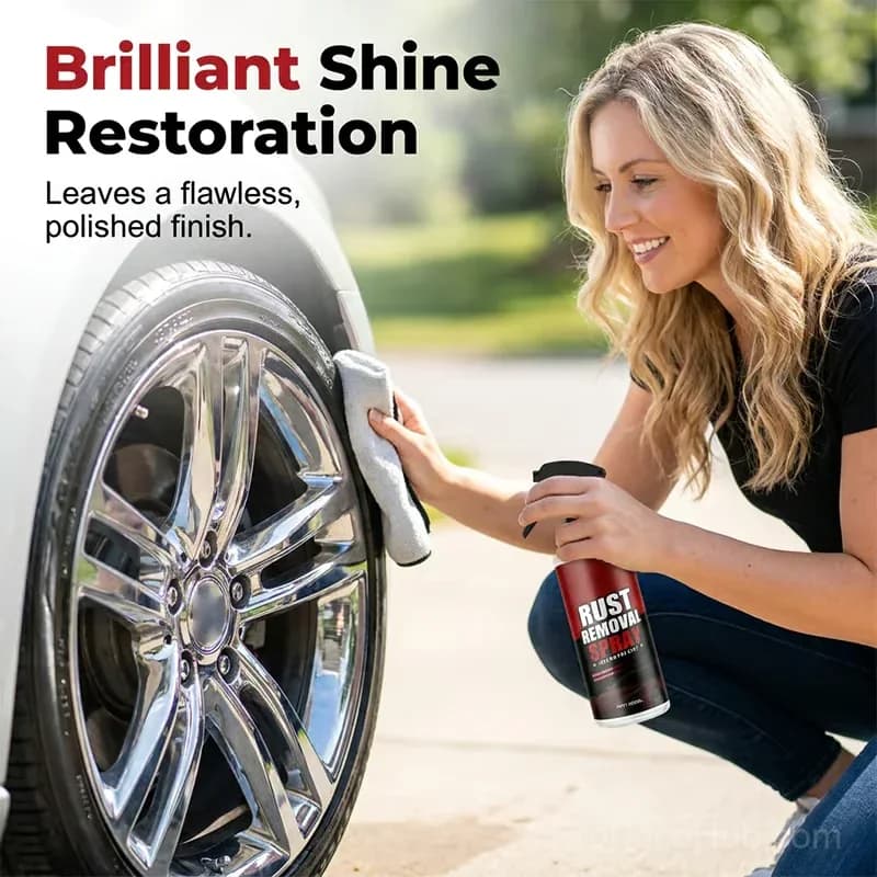 Wheel Rust Remover and Cleaner Spray, 1 Pack - View 5