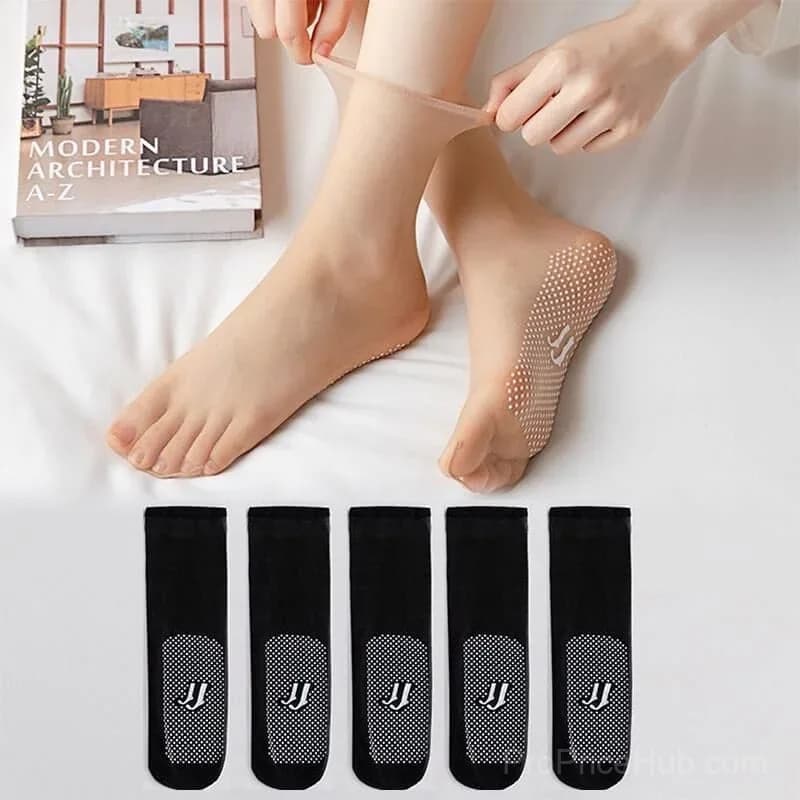 Invisible Slip-Resistant Crystal Silk Socks - Main