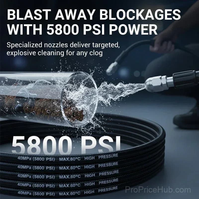 Triple-Layer Burst-Proof PVC & Stainless Steel Heavy-Duty Water Hose - View 4