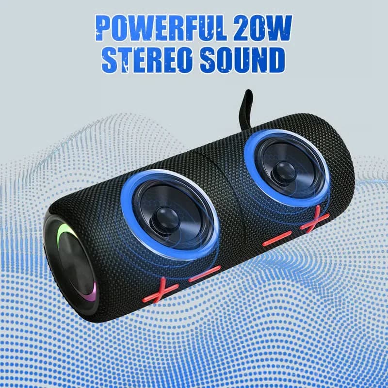 2-in-1 Magnetic Splittable Dual Bluetooth Speaker, Black - Main