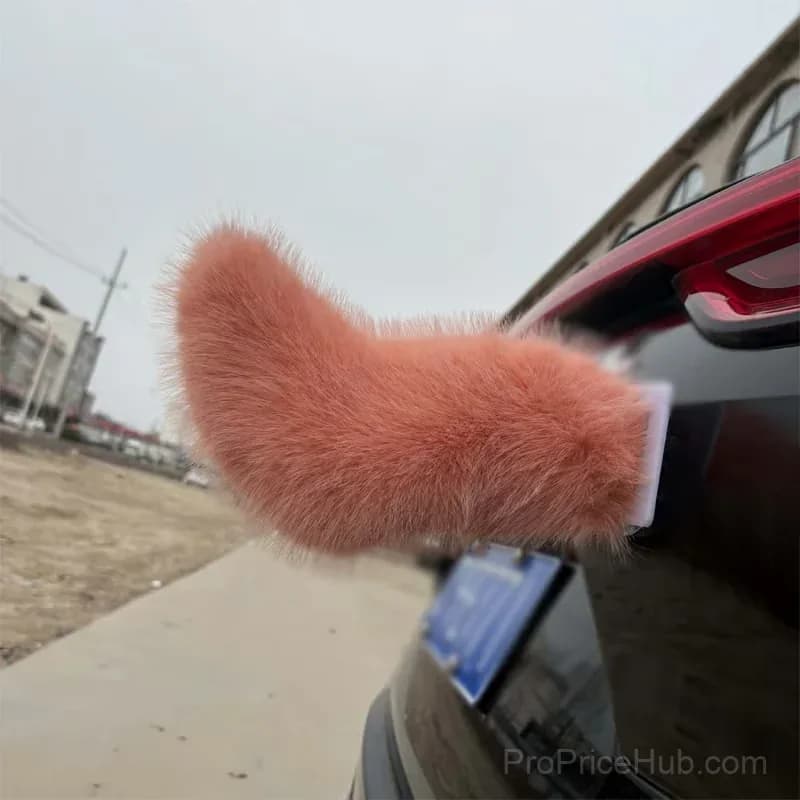 Remote Control Electric Car Tail Accessory, Pink-White - View 18