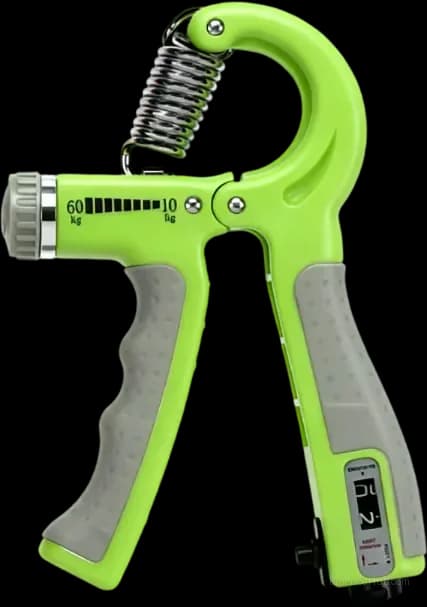 Adjustable Hand Grip Strengthener with Counter, Blue - View 11