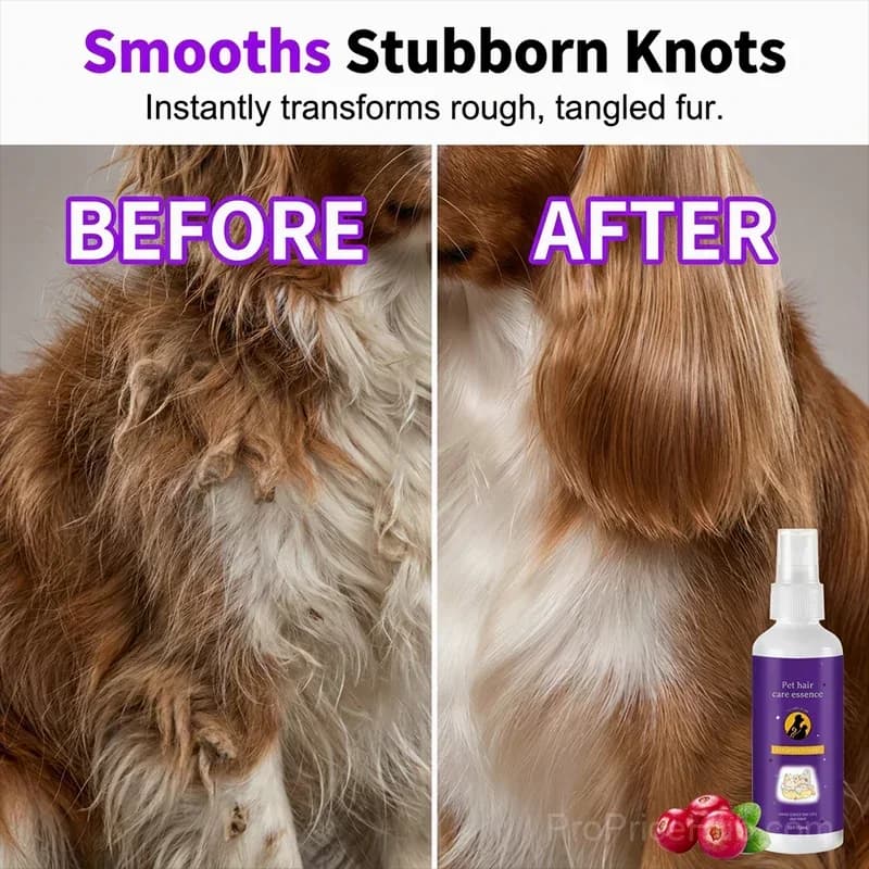Pet Detangling Spray for Dogs & Cats - Alt
