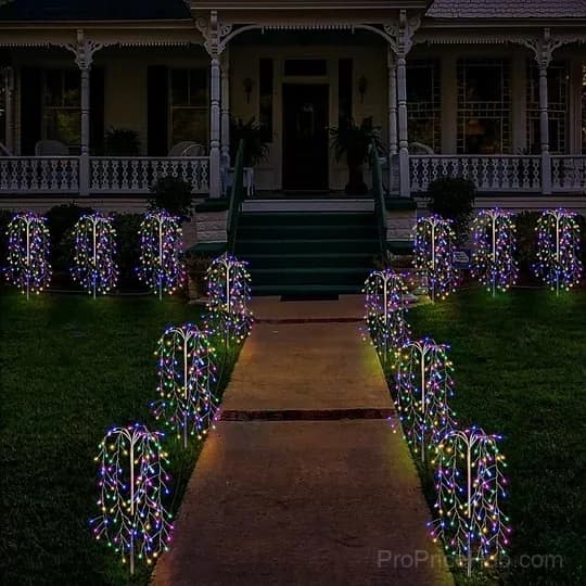 Solar Outdoor Garden Lights, 120 LEDs, IP55 Waterproof - View 7