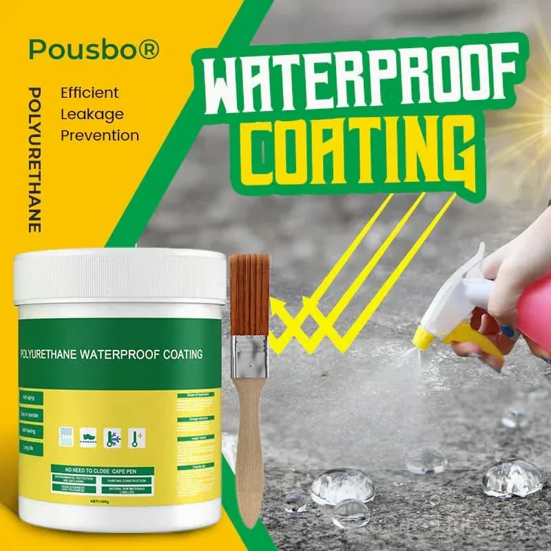 Multifunctional Transparent Waterproof Coating, 100g with Brush - View 2