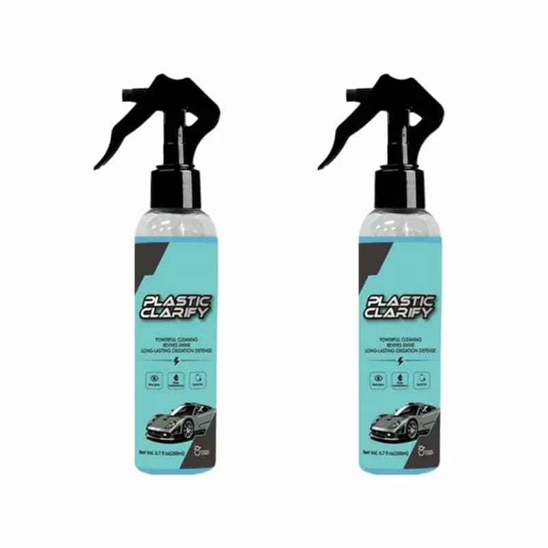 Multipurpose Car Plastic Restorer Spray, 200ml with Towel & Sponge - View 11