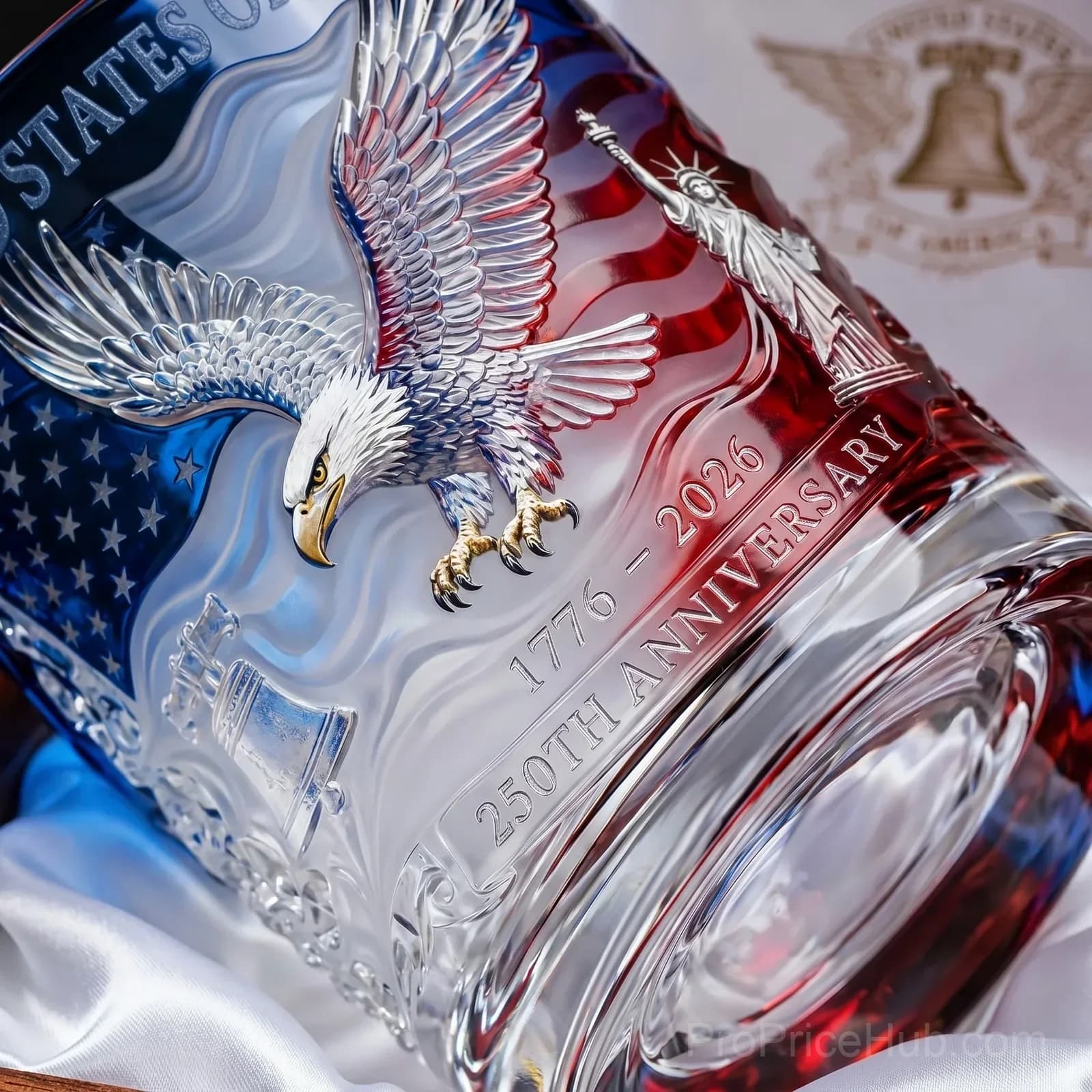 2026 USA 250th Anniversary Commemorative Glass – 1776-2026 Heritage Edition - Alt