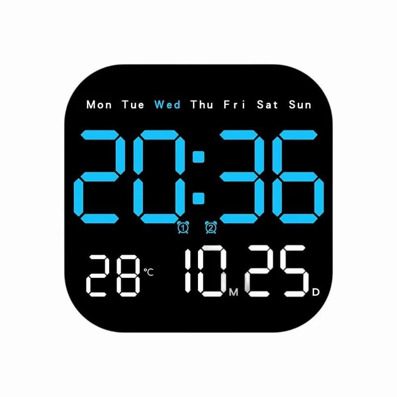 Multifunctional Digital Alarm Clock for Home & Office - View 10