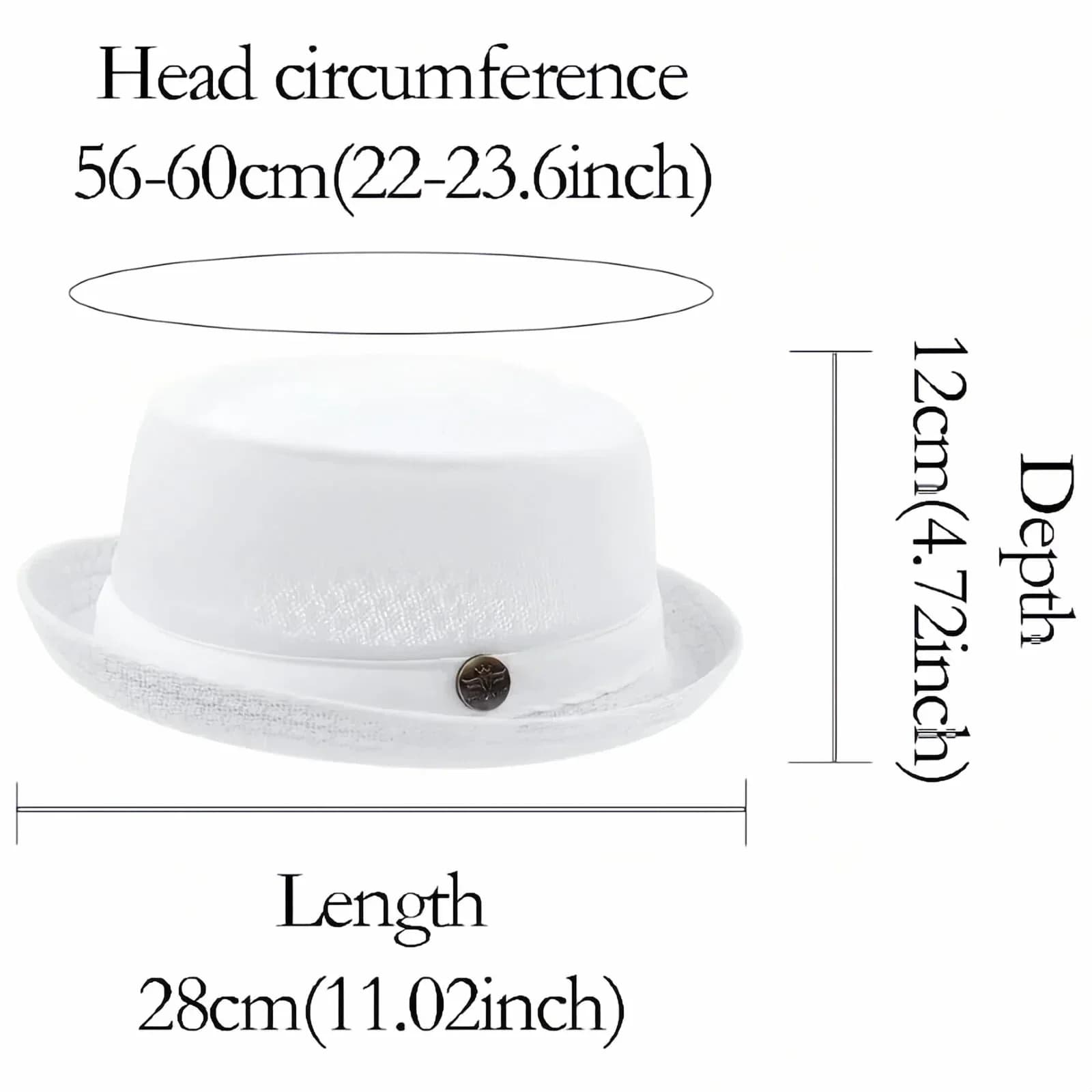 Summer Breathable Mesh Pork Pie Hat - View 4