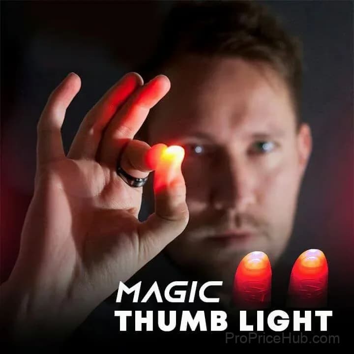 Magic Blue LED Thumb Light - 1 Pair - View 2