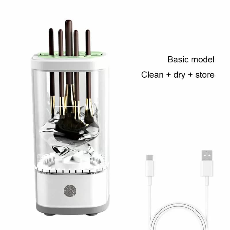 Electric Makeup Brush Cleaner, Grey - View 4