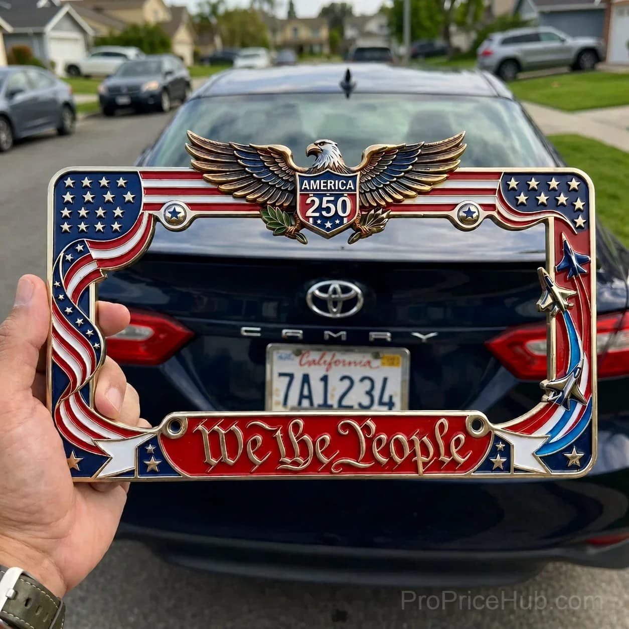 250th Anniversary Commemorative License Plate Frame - Alt