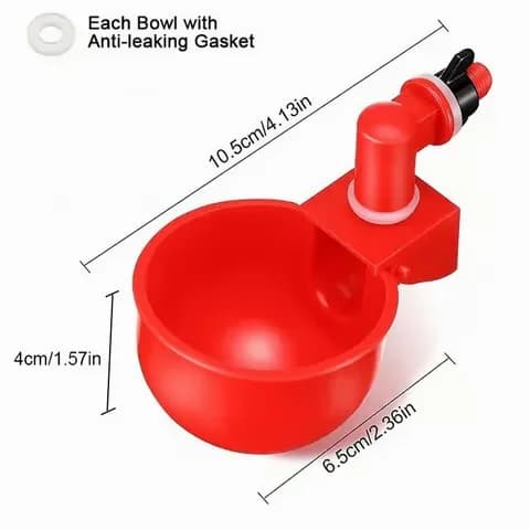 18-Piece Automatic Poultry Drinking Bowl Set - View 8