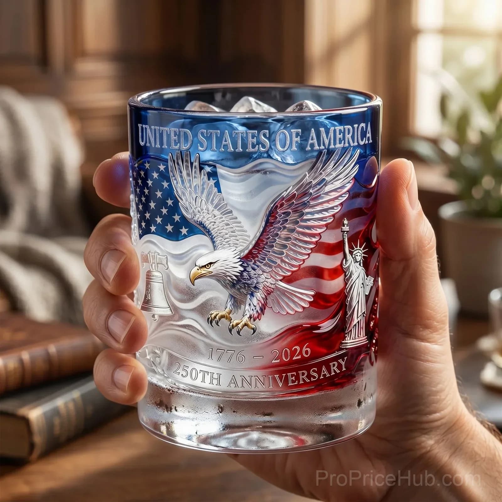 2026 USA 250th Anniversary Commemorative Glass – 1776-2026 Heritage Edition - View 4