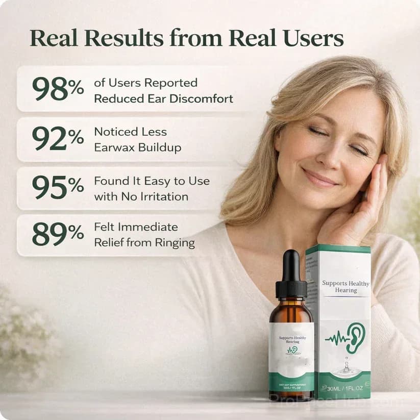 Tinnitus Ear Drops – Earwax Cleaner & Relief, 2026 Formula - View 5