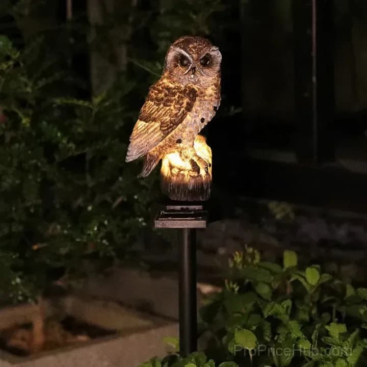 Waterproof Solar Owl Light for Garden Decor - View 7