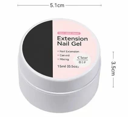 Clear Nail Extension Builder Gel Without Tools - View 12