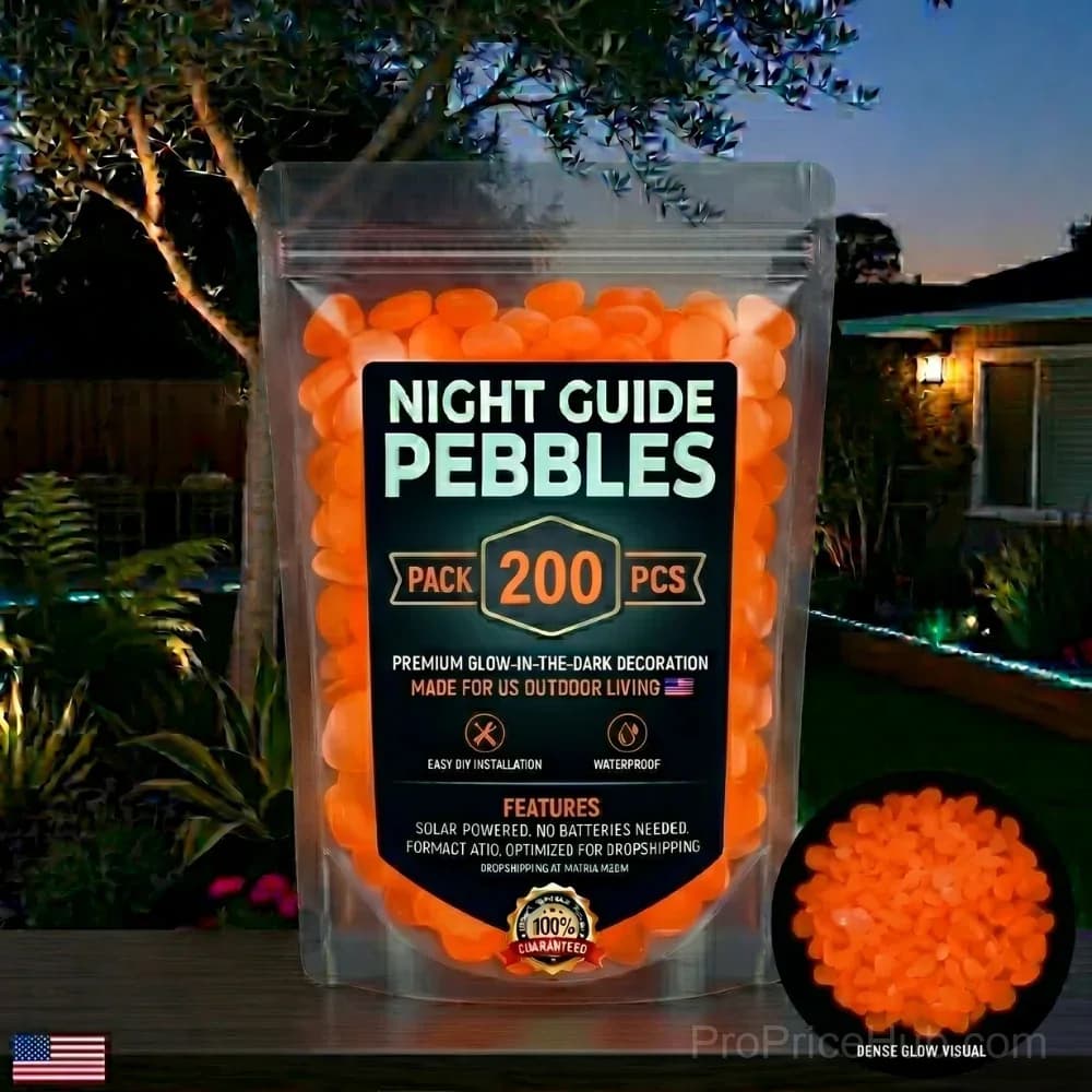 Colorful Glow-in-the-Dark Garden Stones - View 13