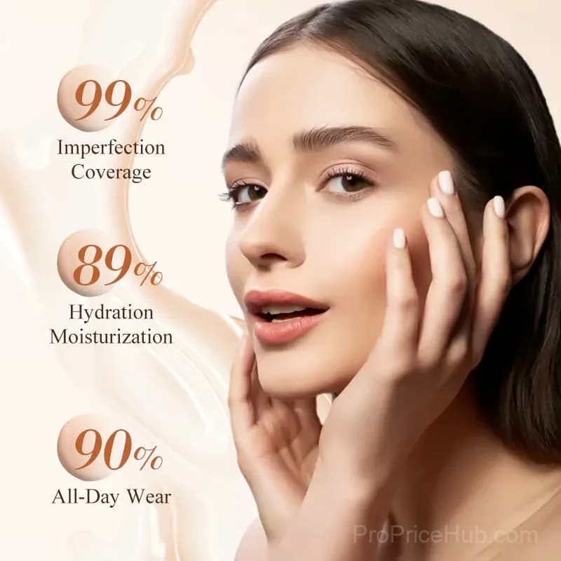 Hydrating Lightweight Foundation Stick with Brush, 01 Ivory - Alt
