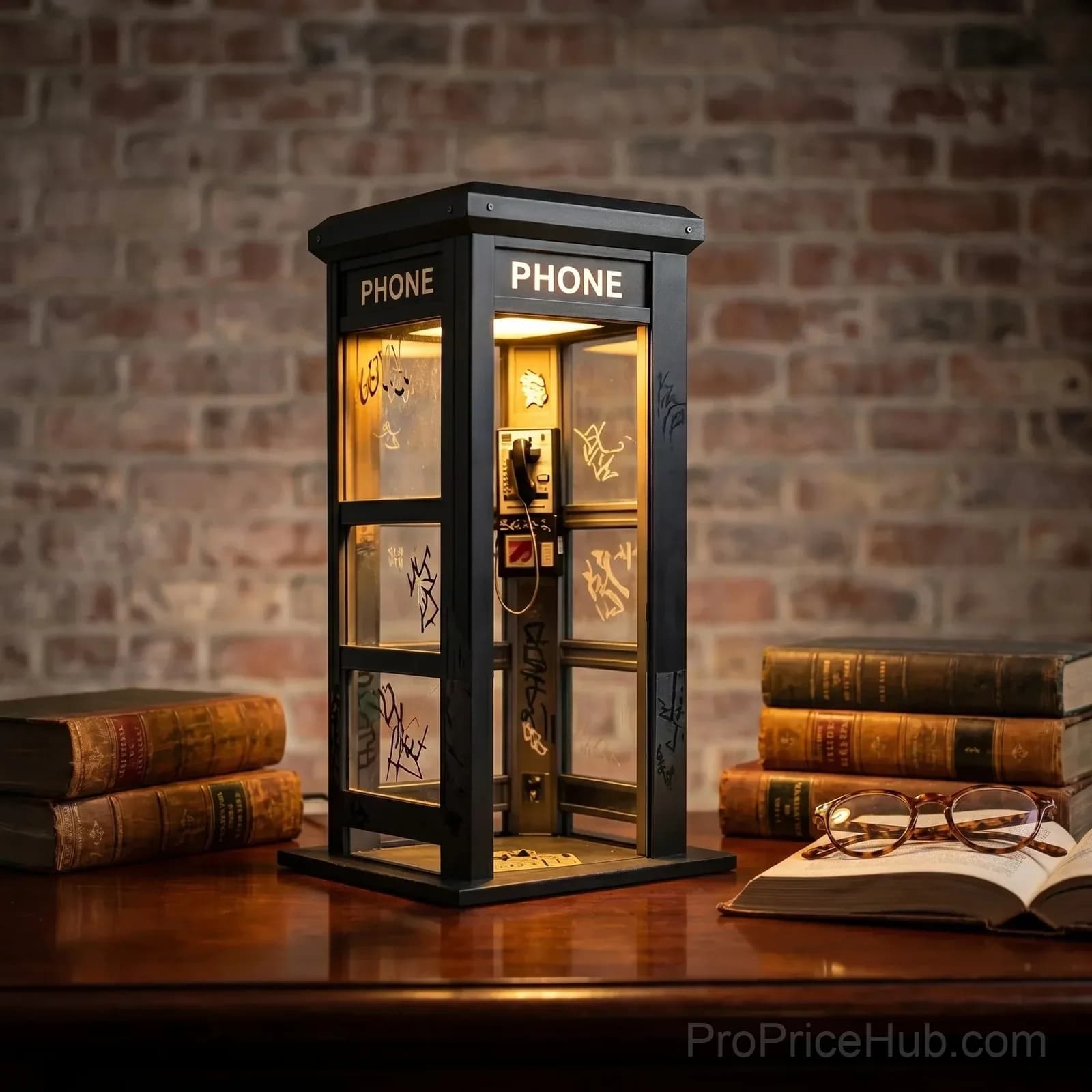 Vintage Phone Booth Ambient Lamp - View 14