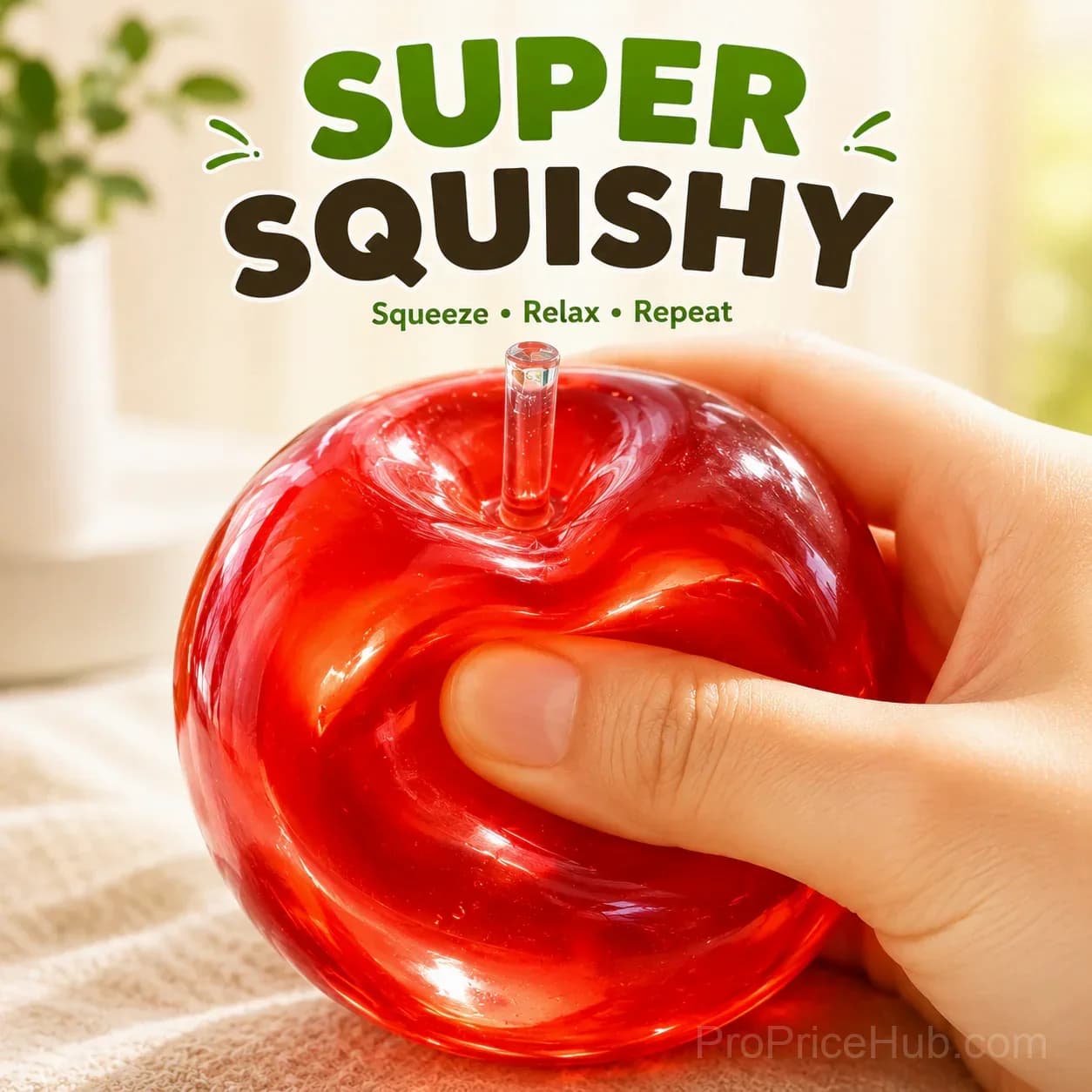 Apple Squishy Set - Soft Squeeze Toy - View 3