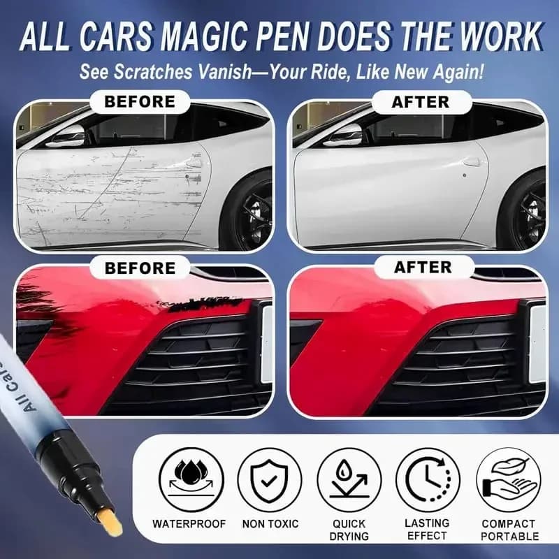 Magic Car Scratch Removal Pen – Instant Paint Repair & Shine - View 3