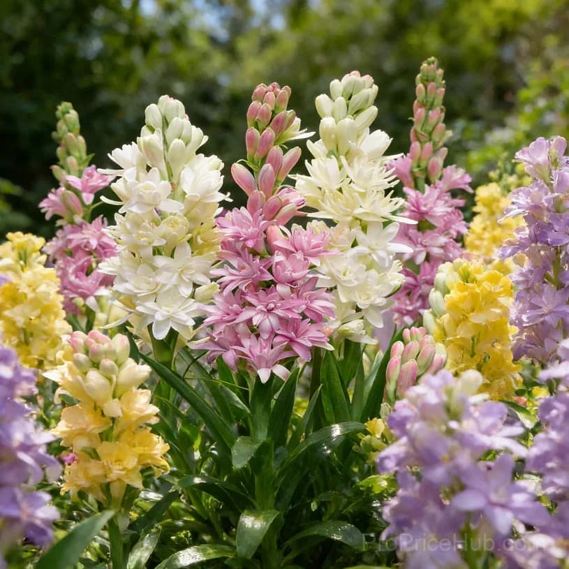 Double Perfume Tuberose Bulbs - Moon Garden Flower - View 4