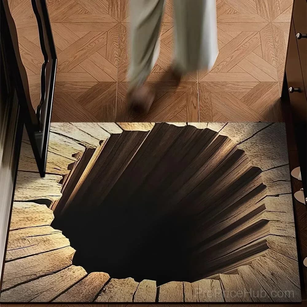 3D Optical Illusion Doormat - Endless Abyss Design - View 21