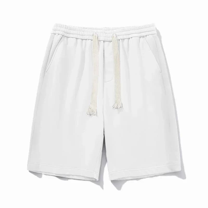 Men's Plus Size Loose Fit Workout Shorts with Drawstring Elastic Waist - Alt