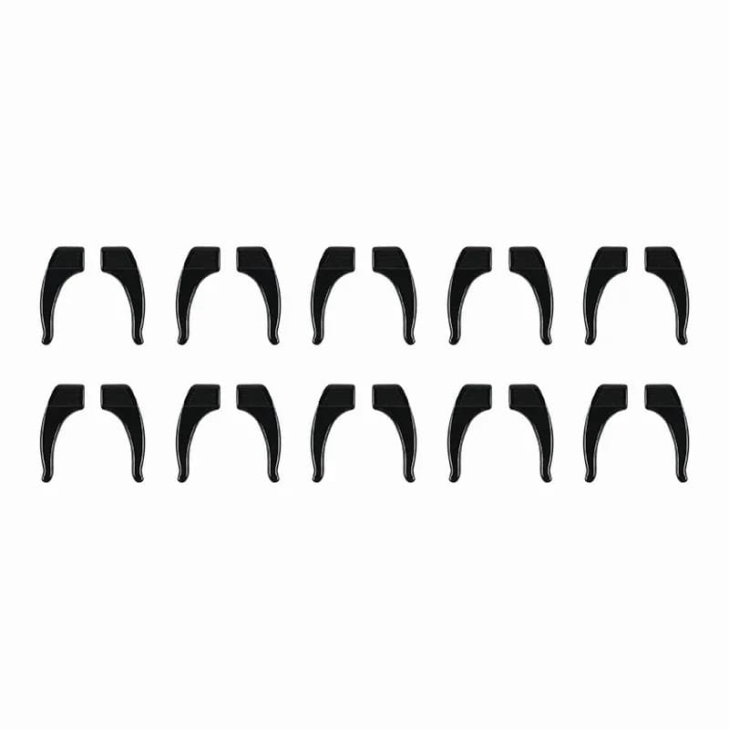 Anti-Slip Glasses Grips for Eyewear, Black, 10 Pairs - Main