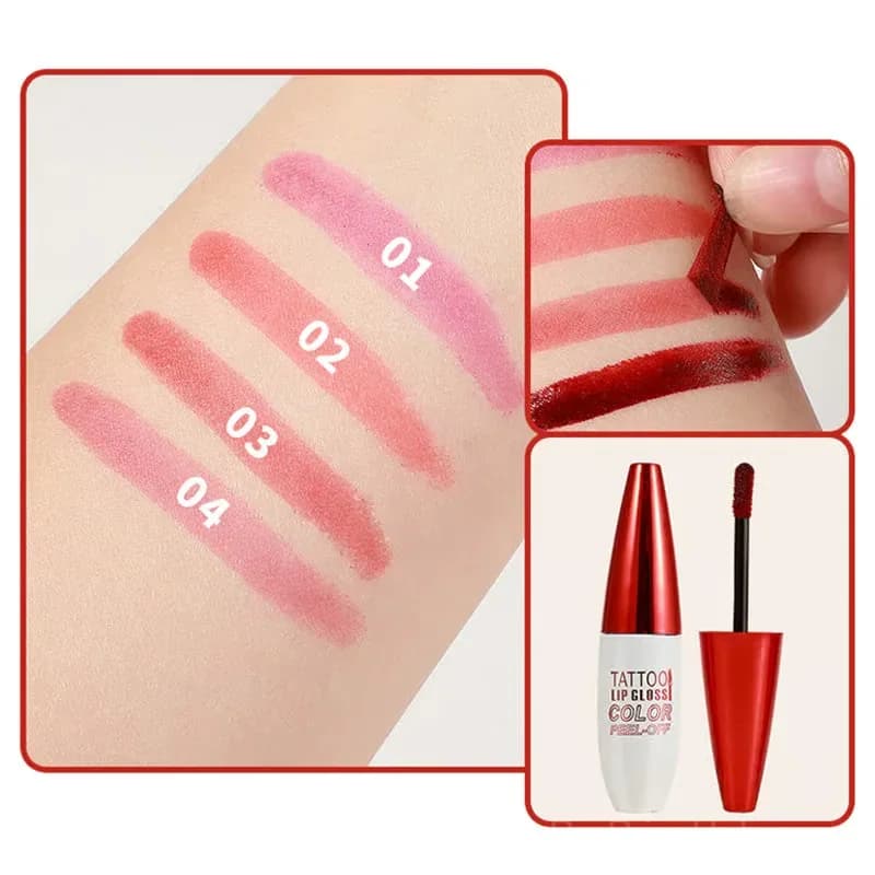 Waterproof Long-Lasting Lip Gloss, Shade 01, 2-Pack - View 9