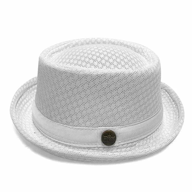 Summer Breathable Mesh Pork Pie Hat - Main