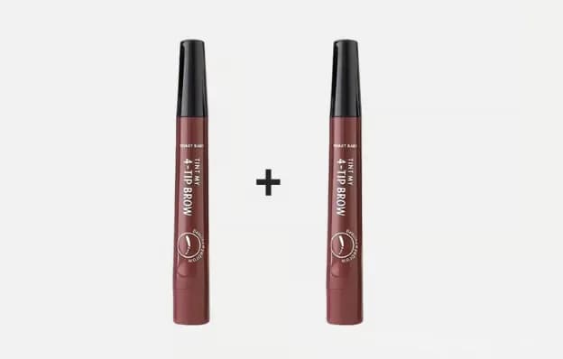 Waterproof 4-Tip Beard and Eyebrow Pen, Light Brown - View 32