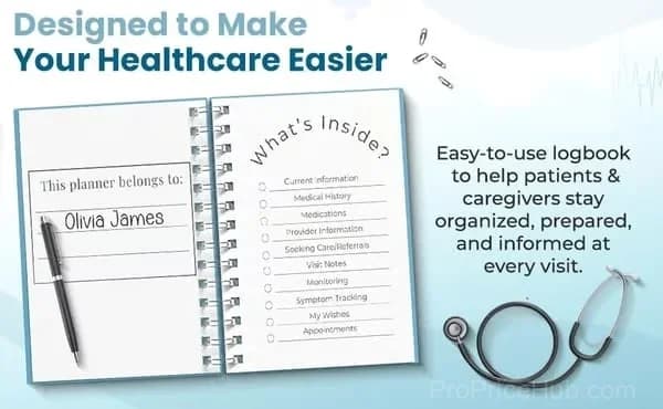 Medical Visit Logbook - Doctor-Approved Medical Planner - Alt